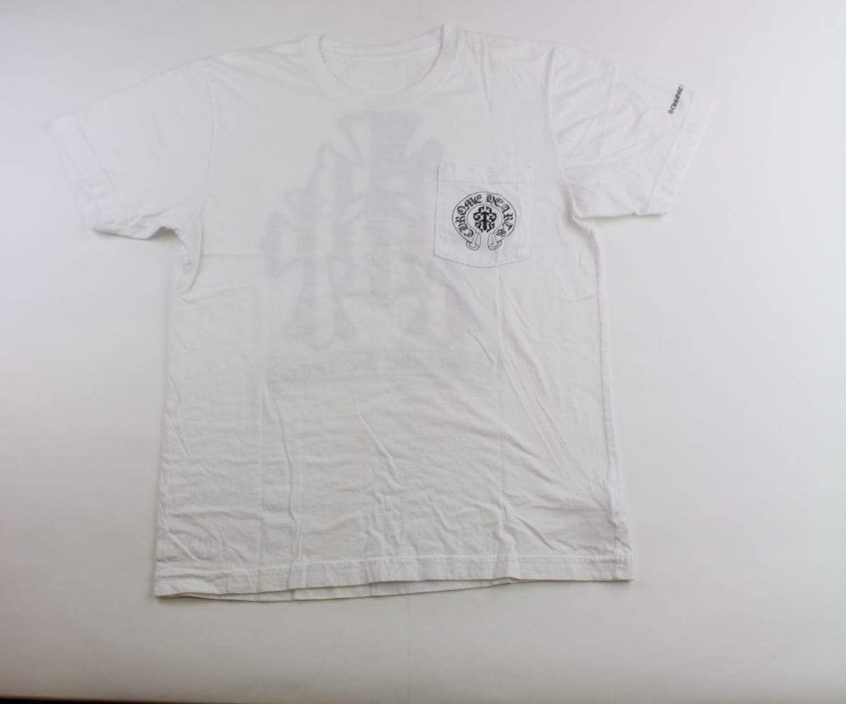 chrome hearts usa crosses tee white - SaruGeneral