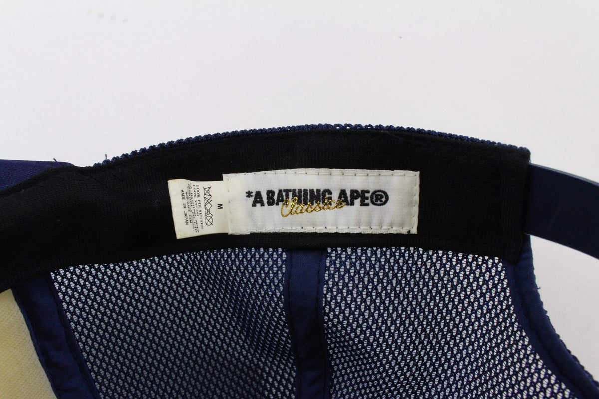 Bapesta Blue White Trucker Hat - SaruGeneral