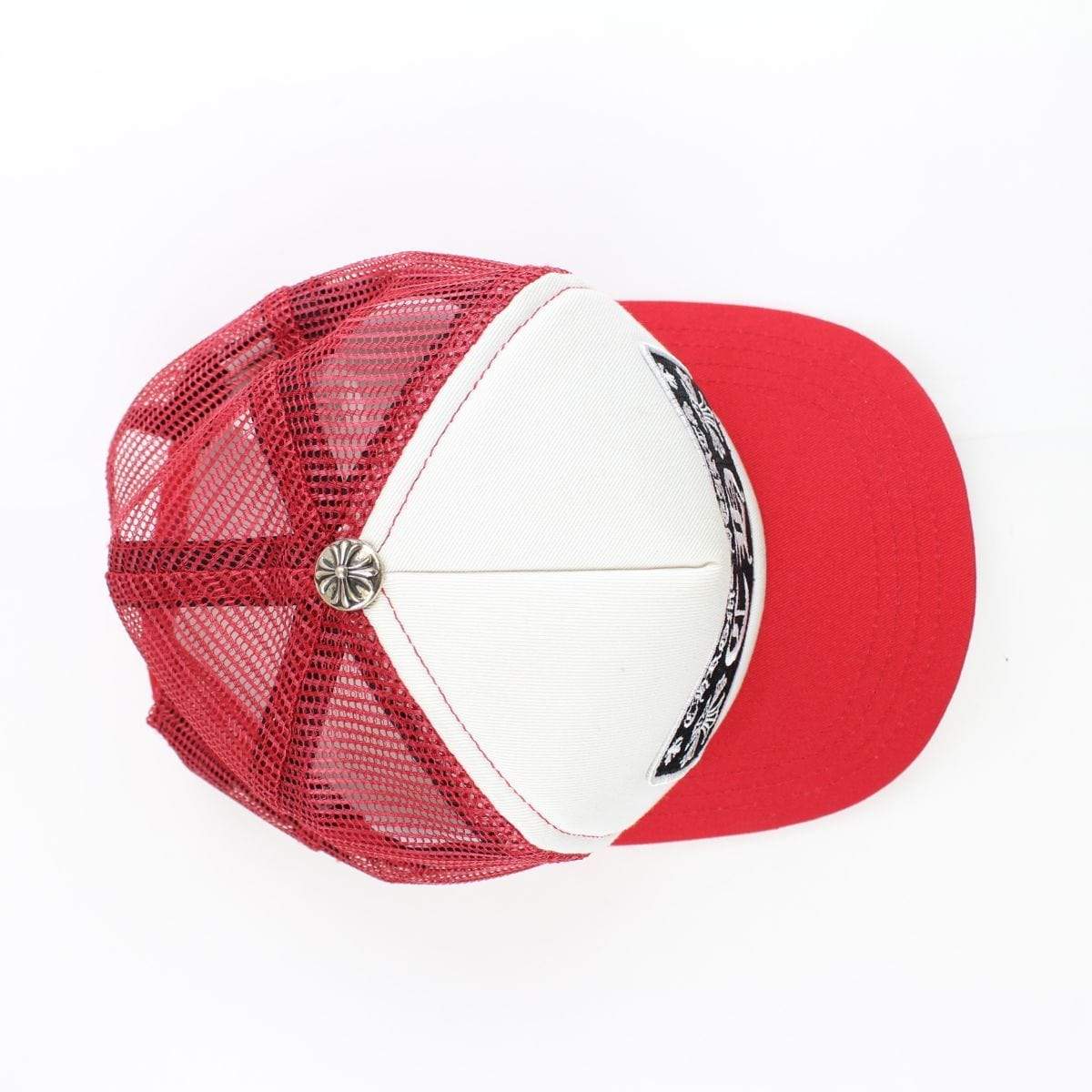 chrome hearts trucker hat red - SaruGeneral