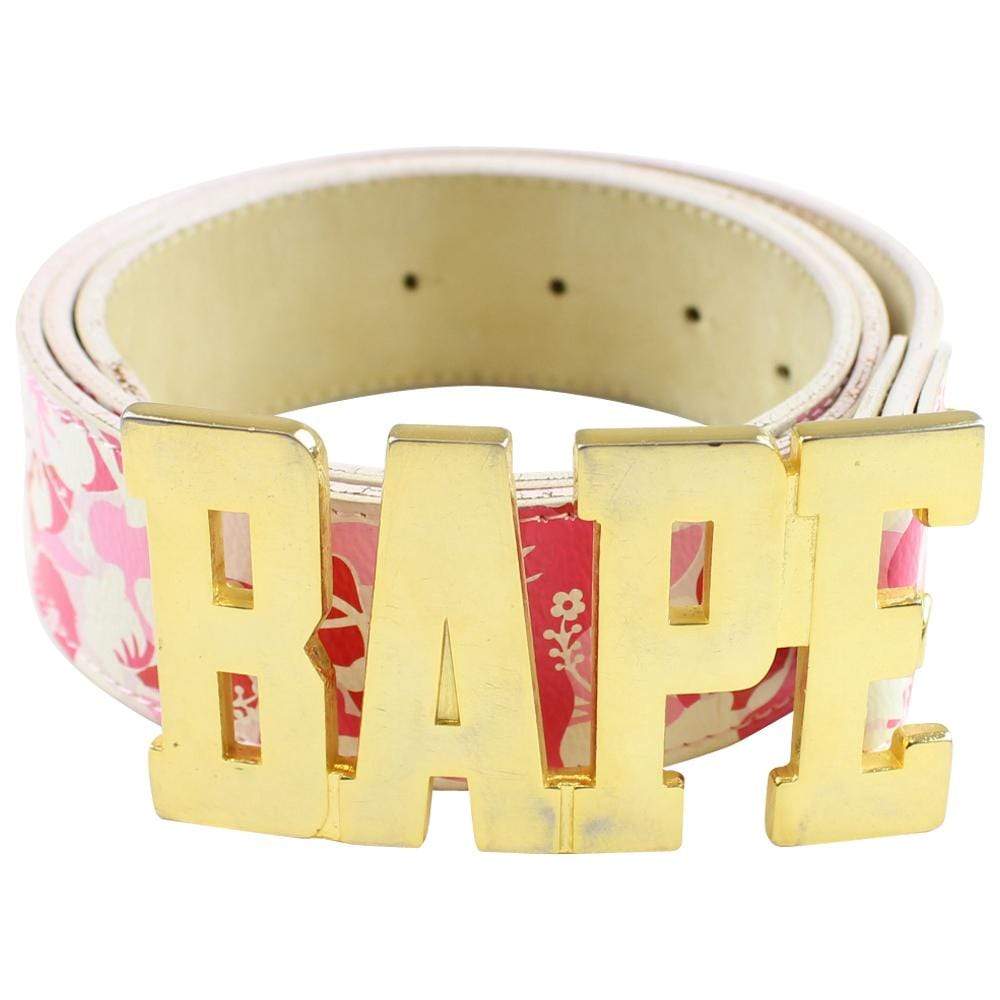 bape pink flower camo belt - SaruGeneral