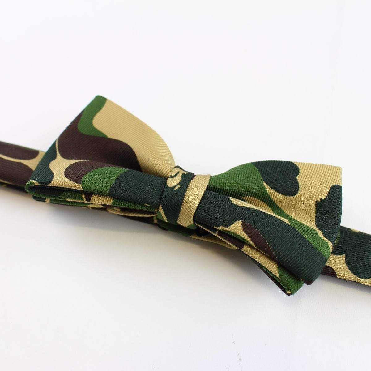 bape-abc-green-camo-bow-tie - SaruGeneral