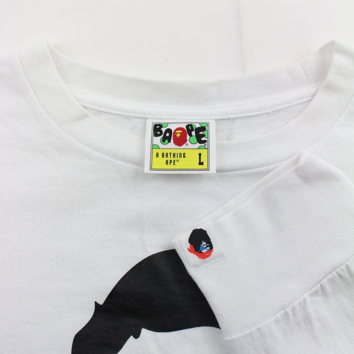 Bape pirate store LS white - SaruGeneral