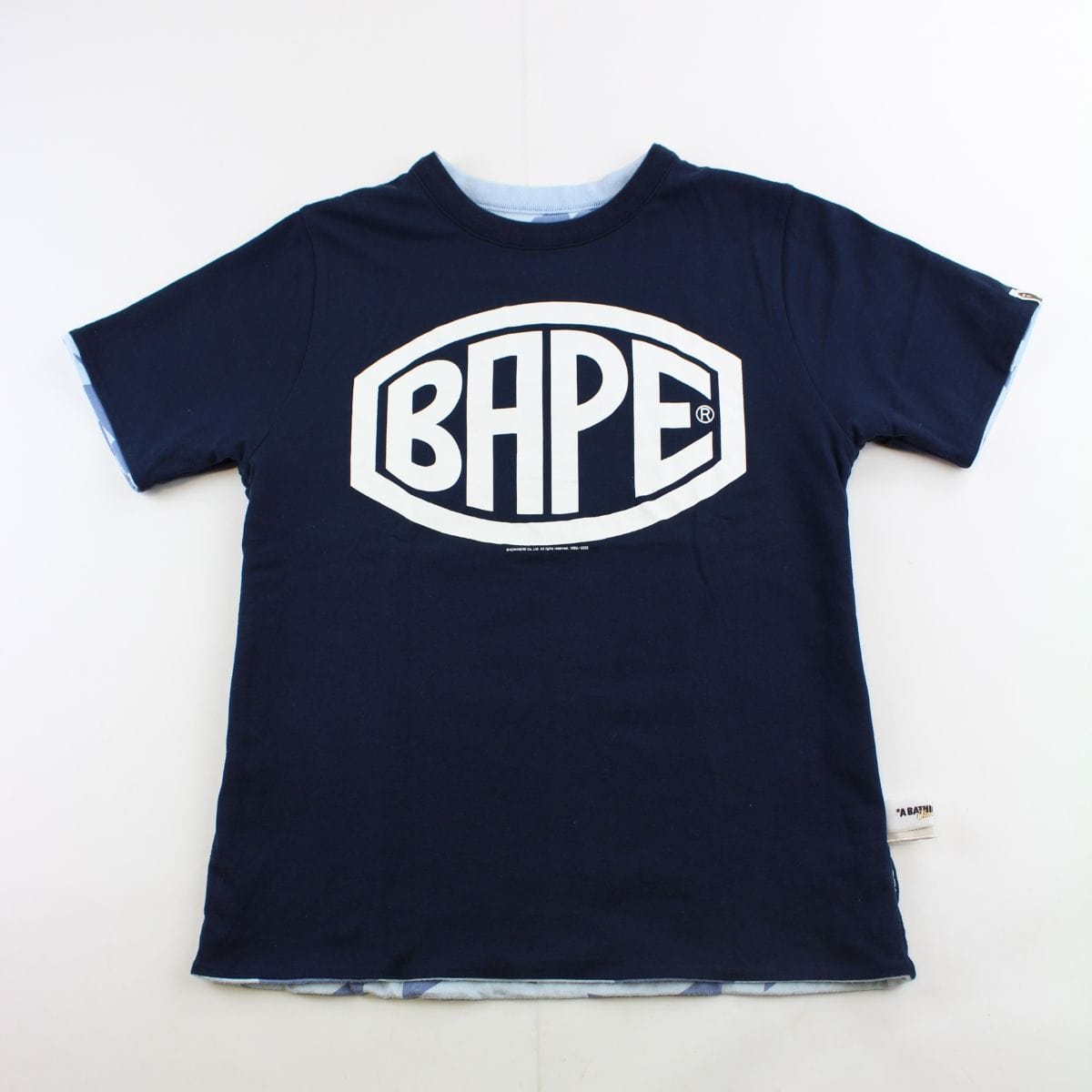 bape bapesta reversible tee blue - SaruGeneral