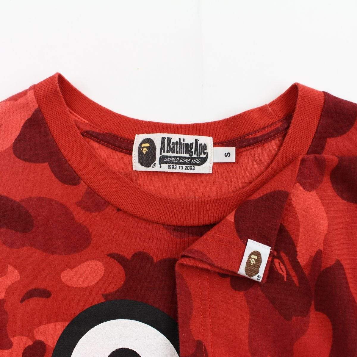 Bape x Sesame Street Elmo Red Camo Tee - SaruGeneral