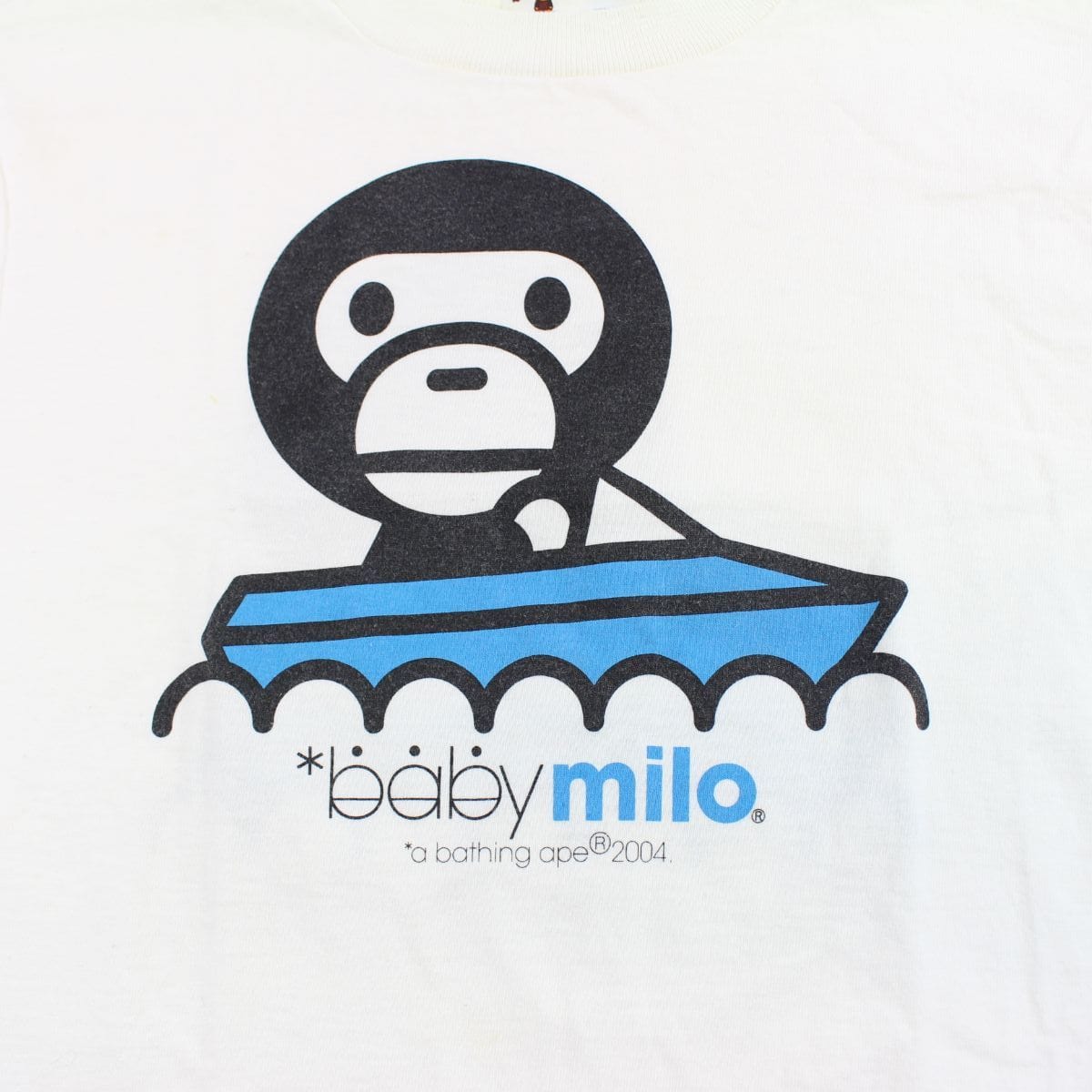bape milo boat tee white - SaruGeneral