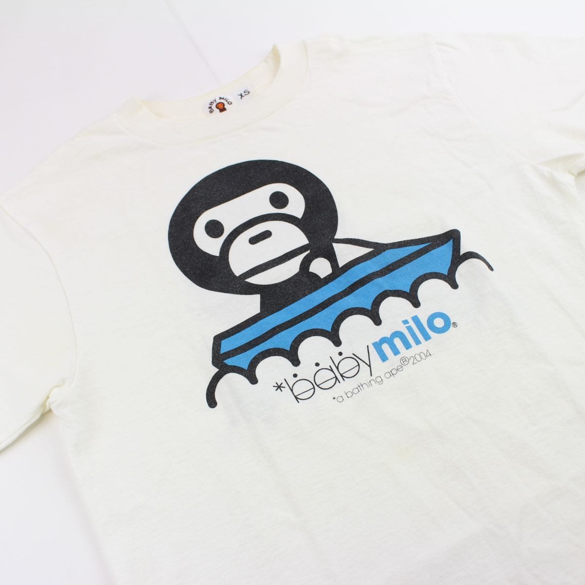 bape milo boat tee white - SaruGeneral