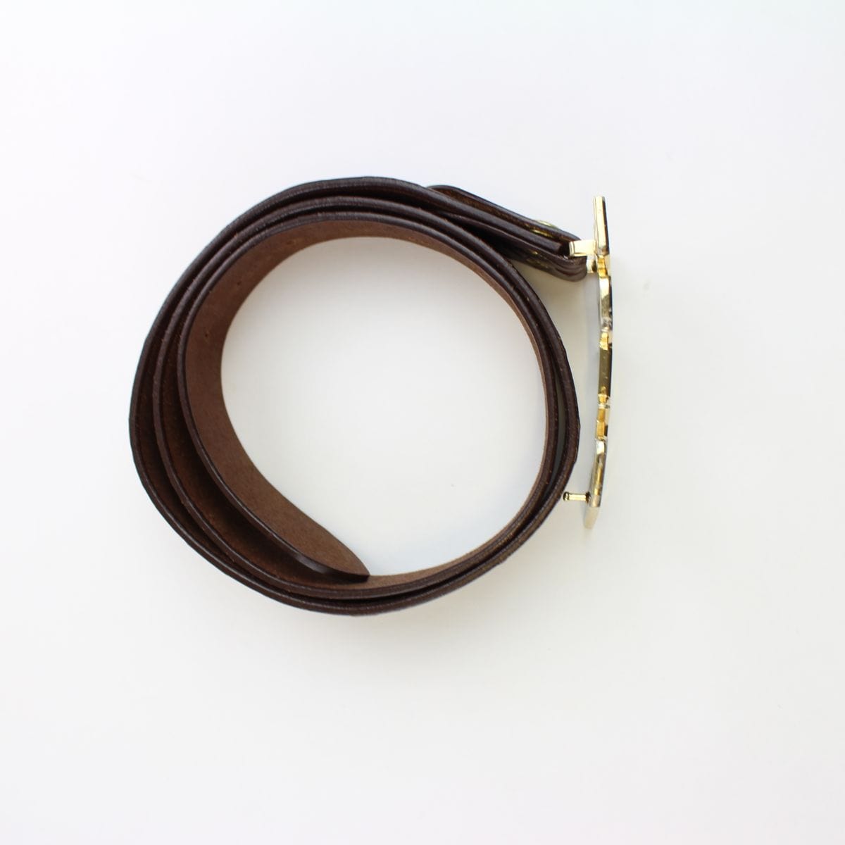 Bapesta Text Logo Leather Belt - SaruGeneral