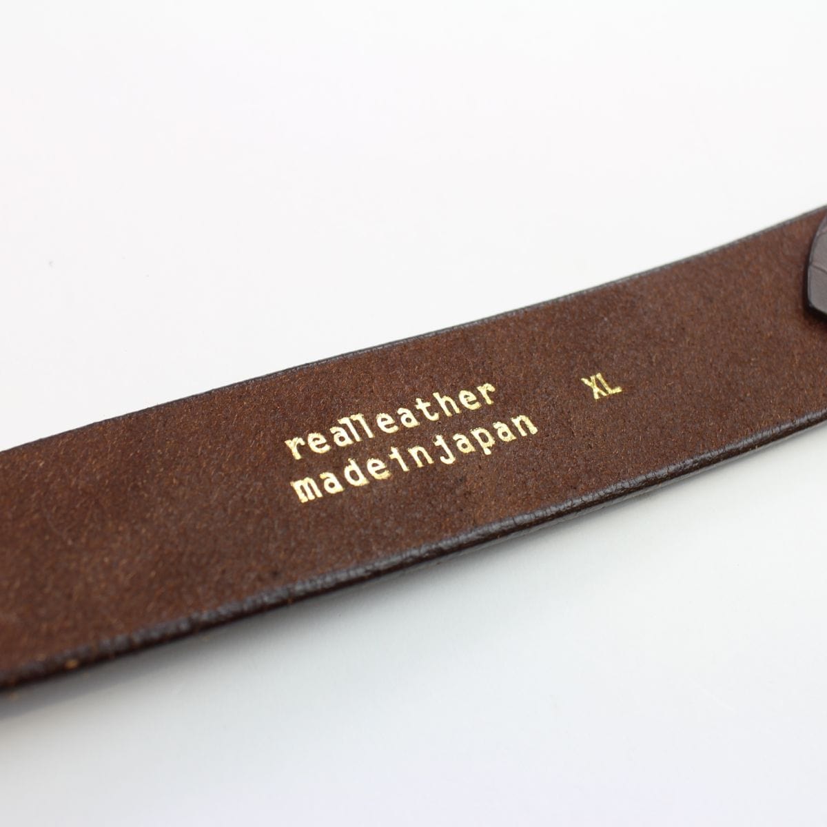 Bapesta Text Logo Leather Belt - SaruGeneral