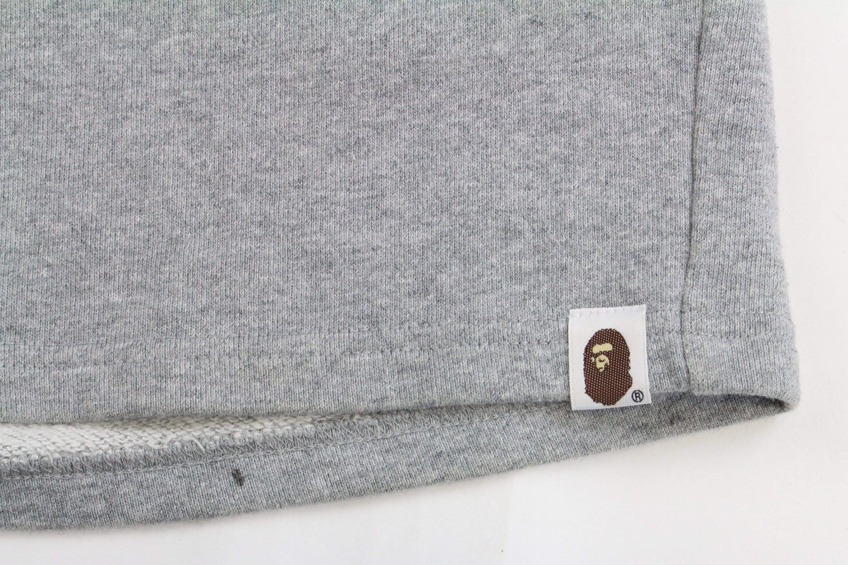 Bape Shark Face Shorts Grey - SaruGeneral