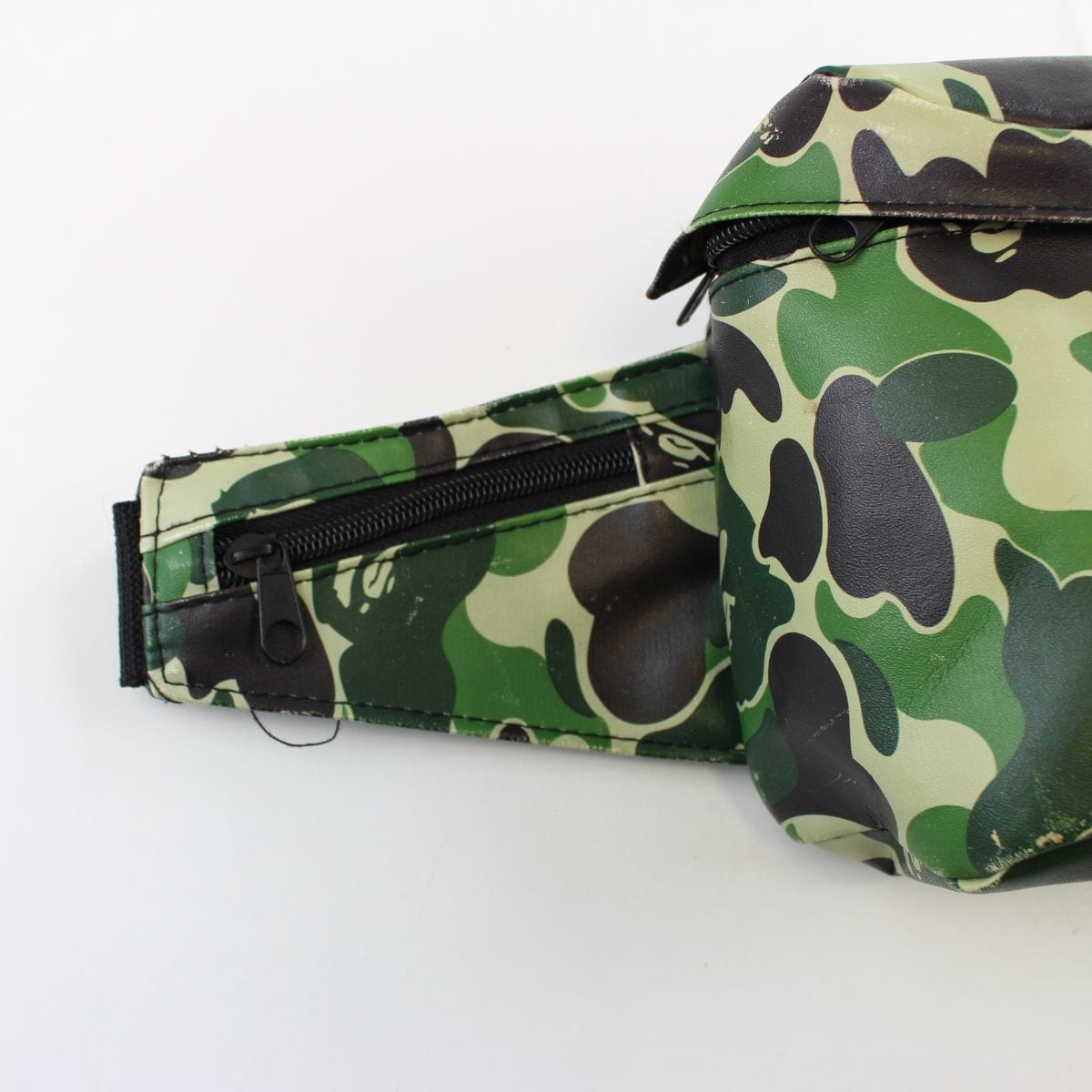 Bape ABC Green Camo Hip Bag - SaruGeneral