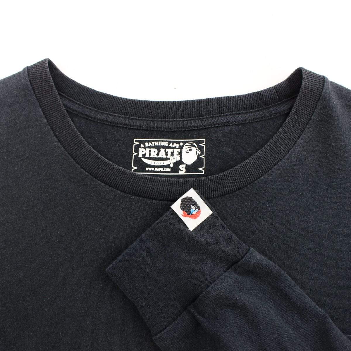 Bape Crossbones Logo LS Black - SaruGeneral
