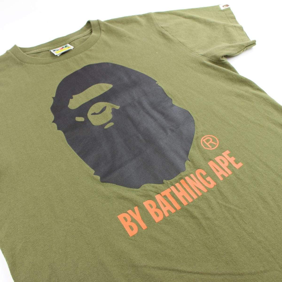 Bape Big Ape Logo Tee Olive - SaruGeneral