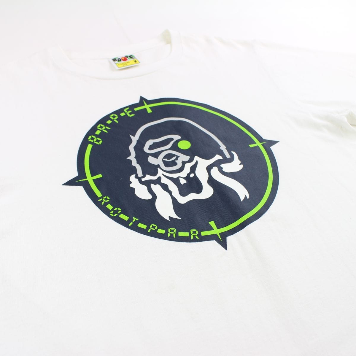 Bape green Target Tee White - SaruGeneral