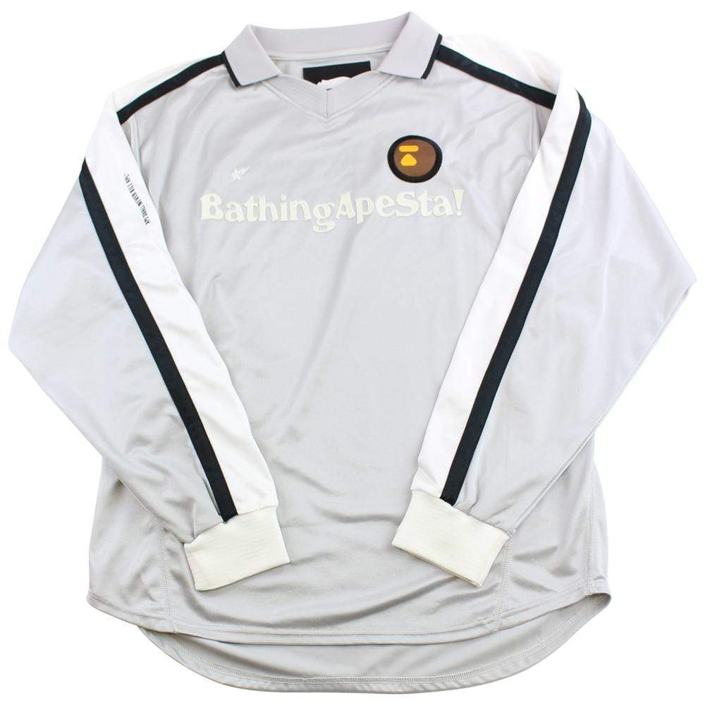 bape bapesta grey rugby polo - SaruGeneral
