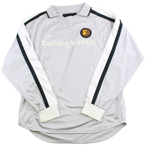 polo de rugby gris Bape Bapesta
