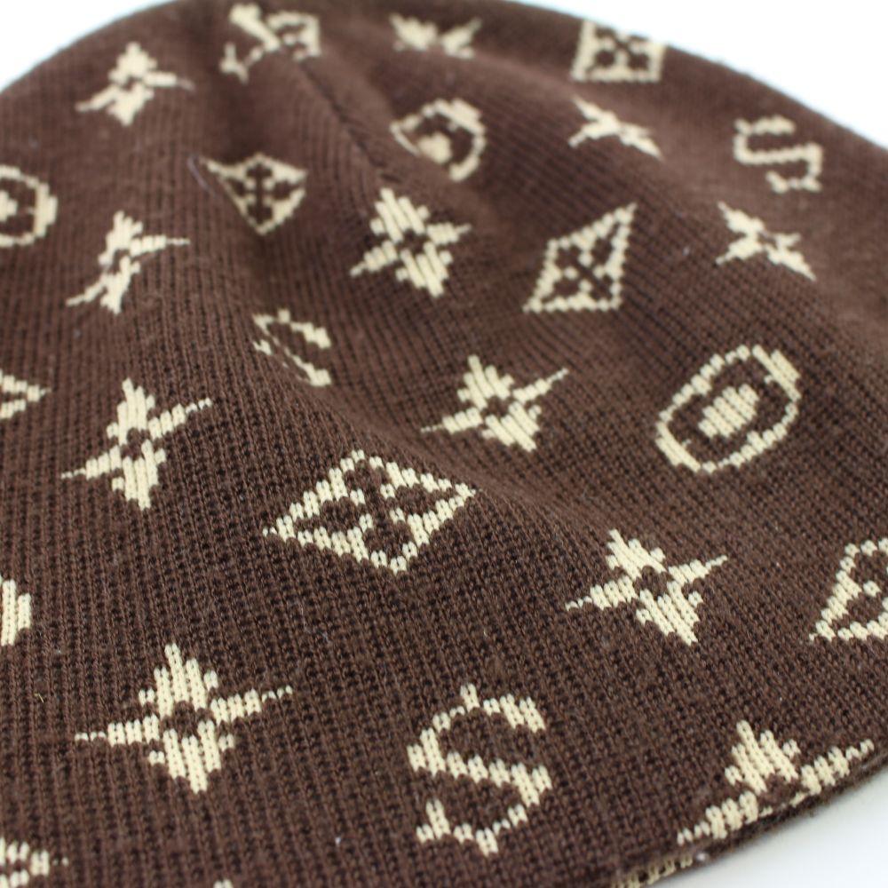 Supreme x LV Beanie Brown - SaruGeneral