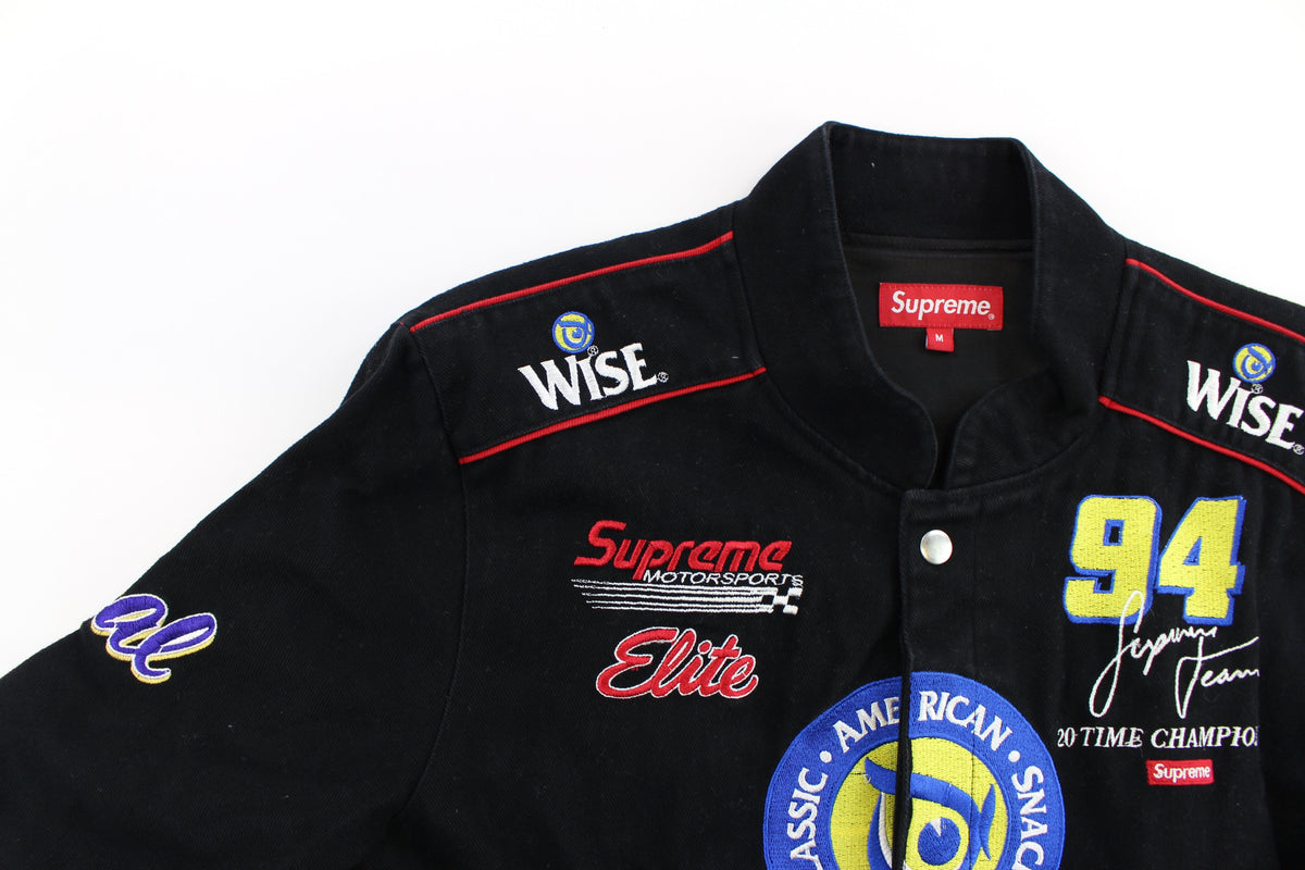 supreme wise racing jacket black - SaruGeneral