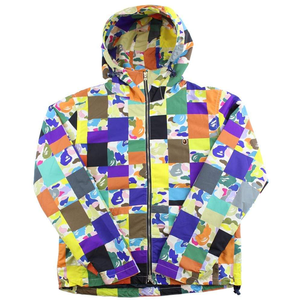 bape patchwork jacket - SaruGeneral