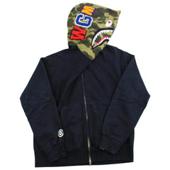 bape 1st green camo shark black