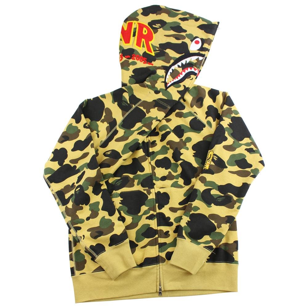 Bape 1st yellow shark hoodie - SaruGeneral