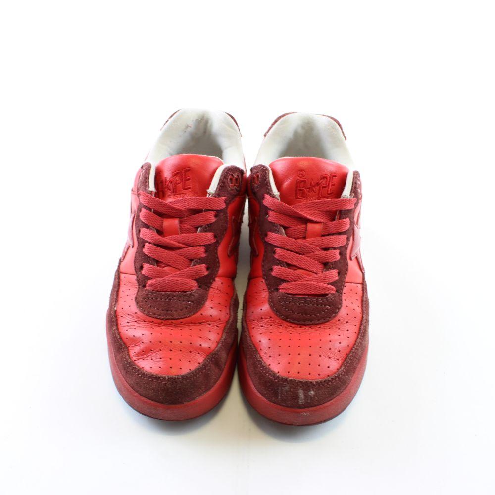 Bape Roadsta Red Suede - SaruGeneral