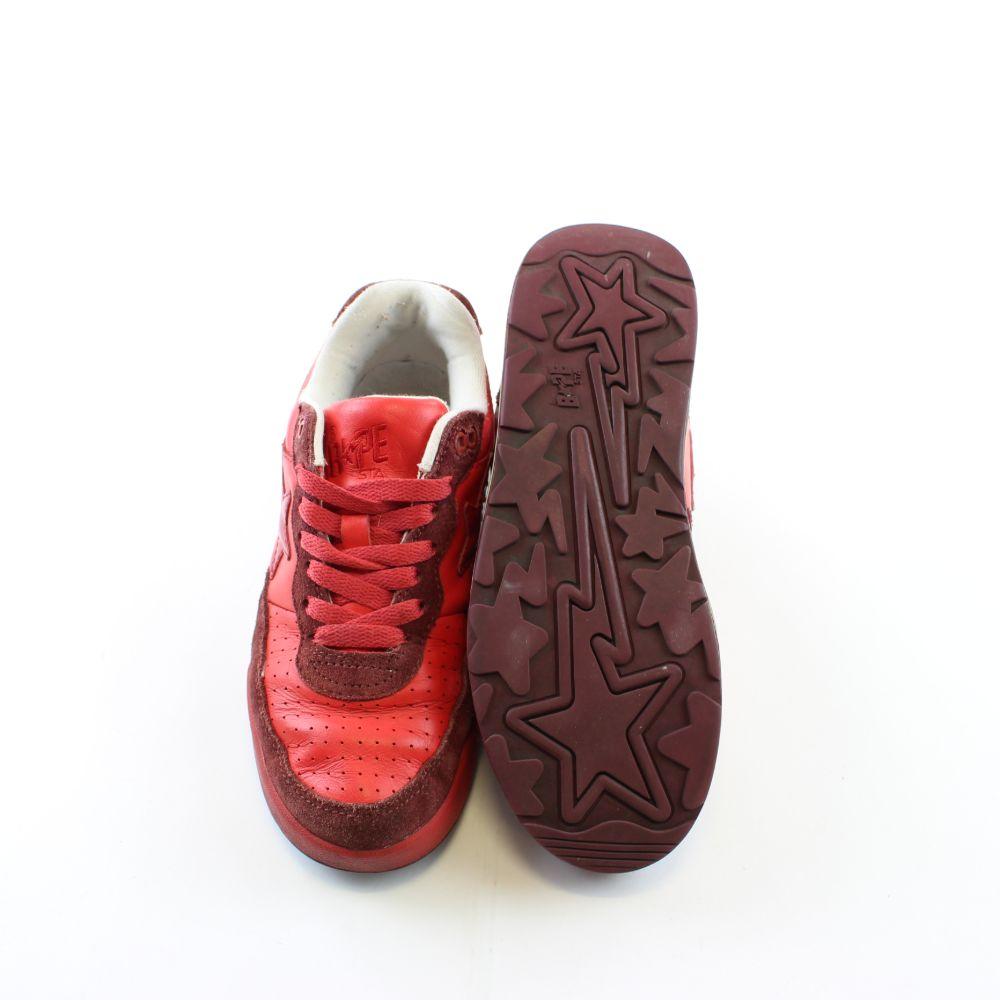 Bape Roadsta Red Suede - SaruGeneral