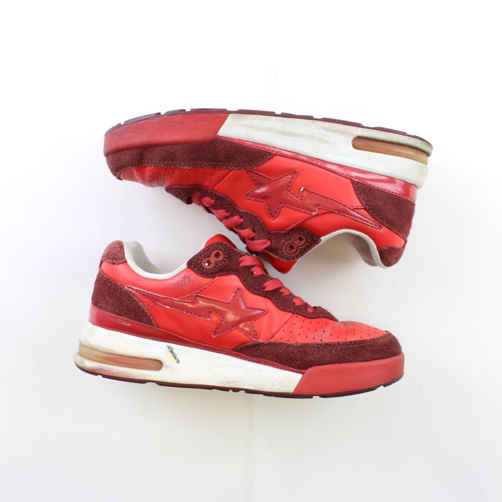 Bape Roadsta Red Suede - SaruGeneral