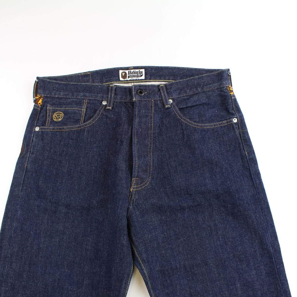 bape milo figure jeans - SaruGeneral