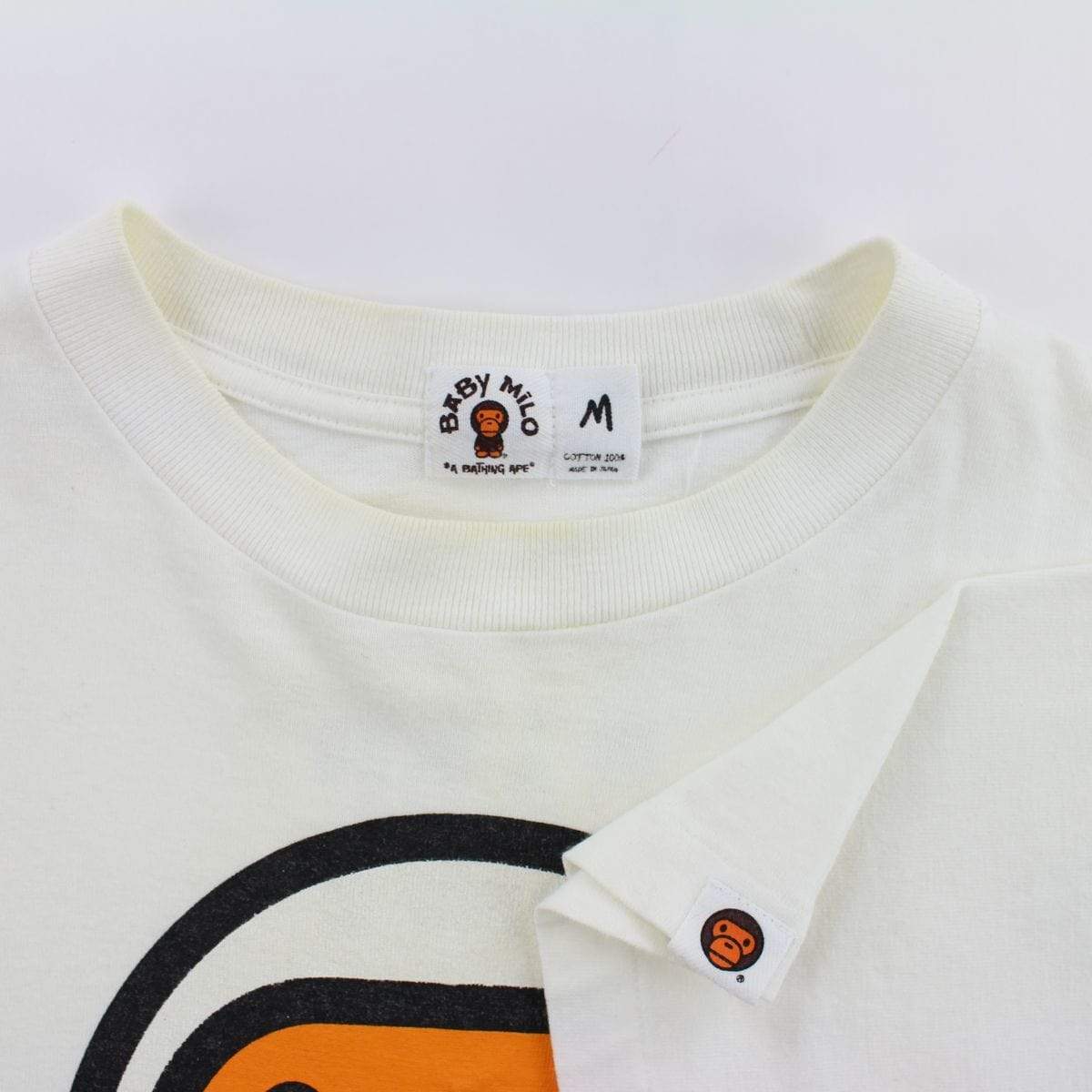 Bape Baby Gutan Tee White - SaruGeneral