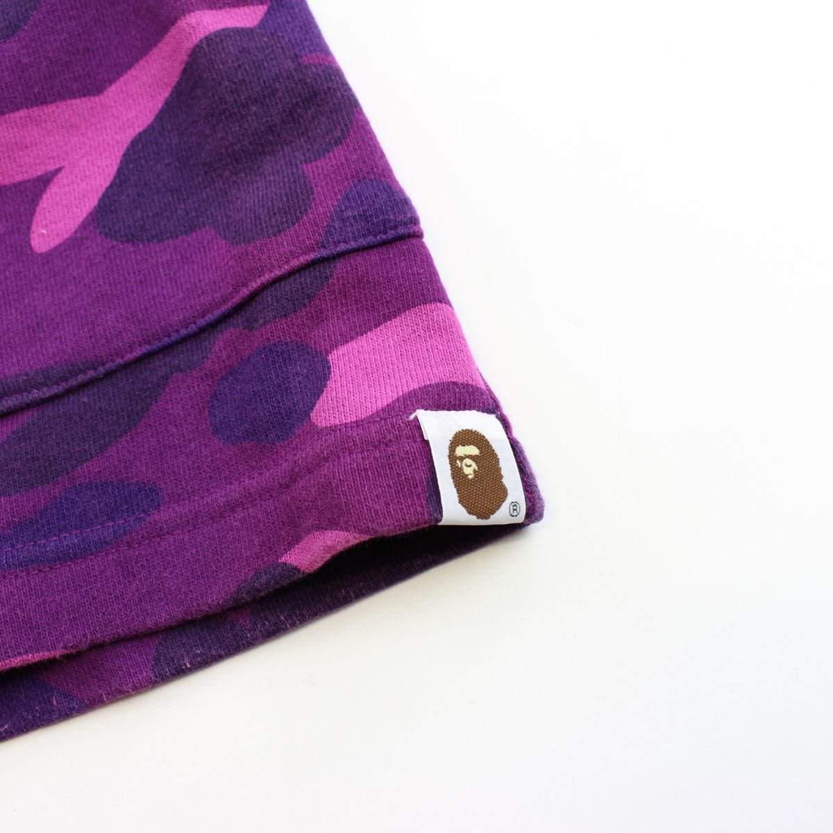 bape purple camo cargo sweatshorts - SaruGeneral