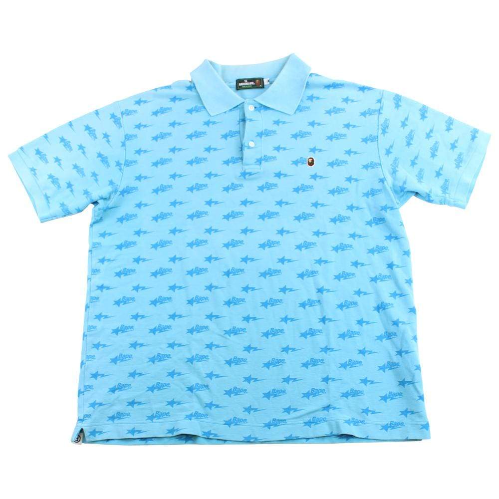bapesta allover polo blue - SaruGeneral