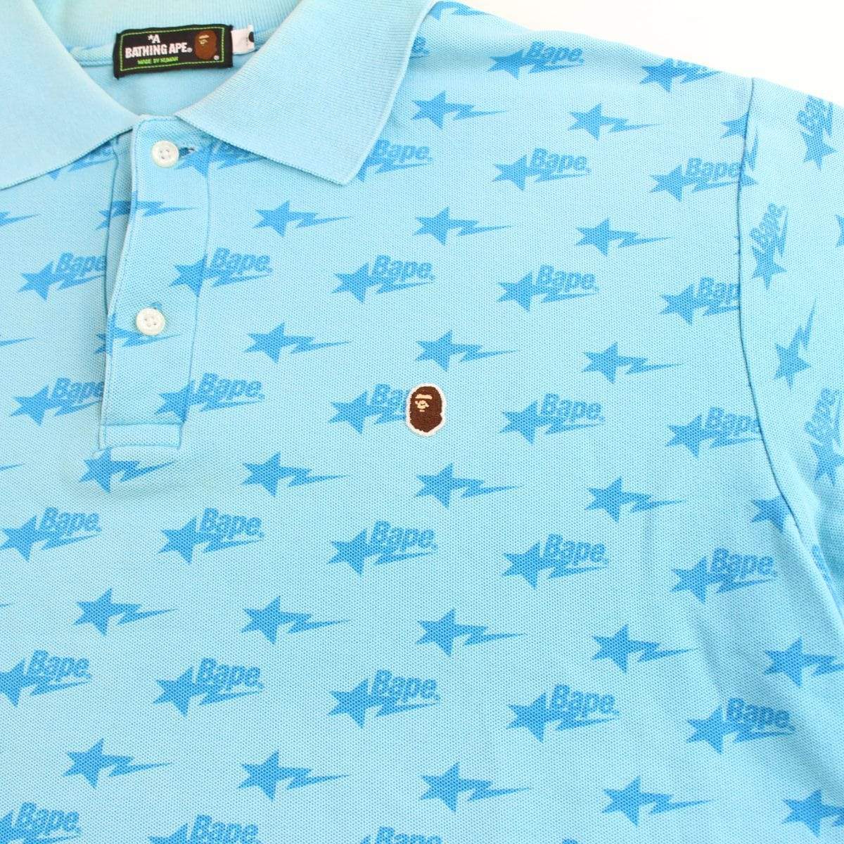 bapesta allover polo blue - SaruGeneral