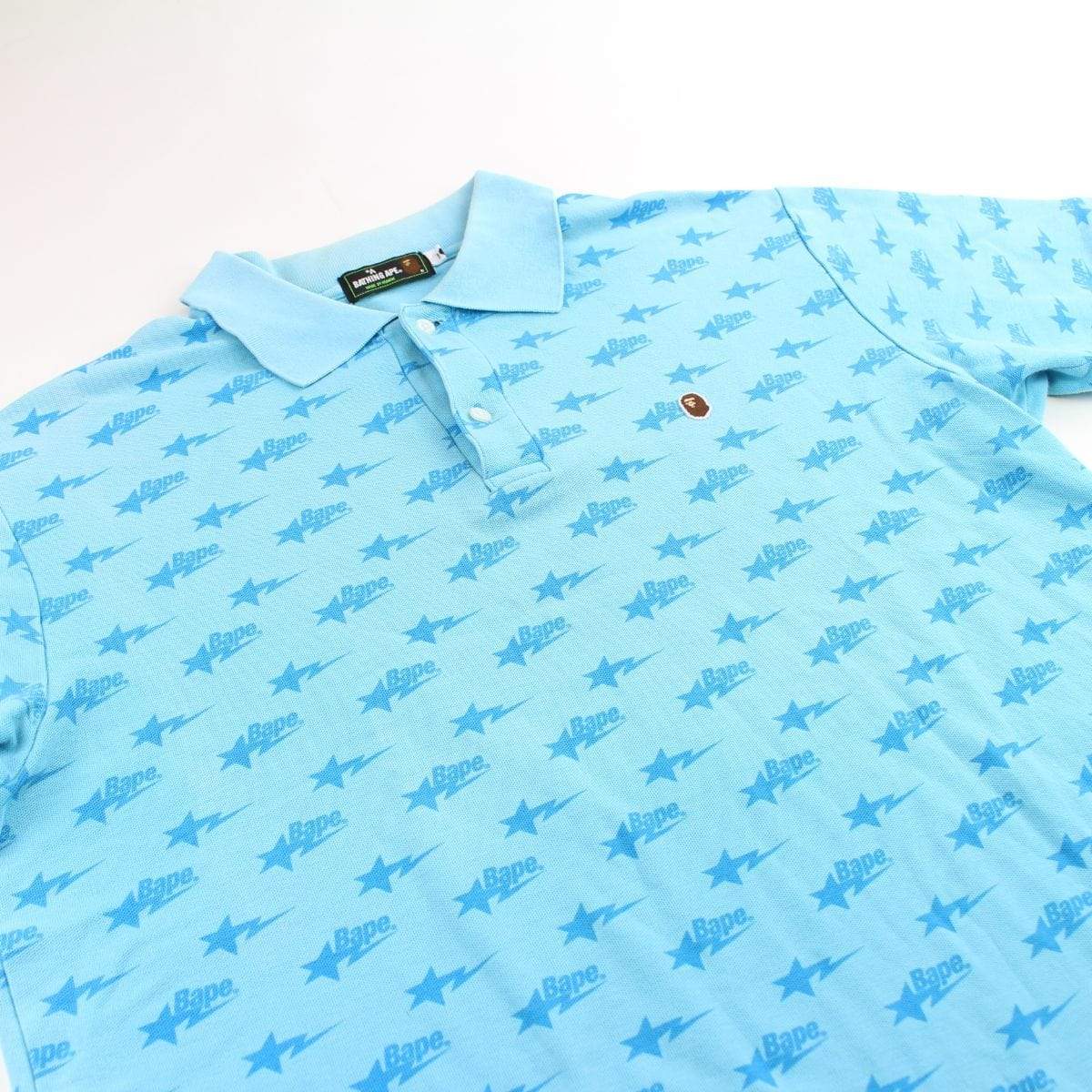 bapesta allover polo blue - SaruGeneral