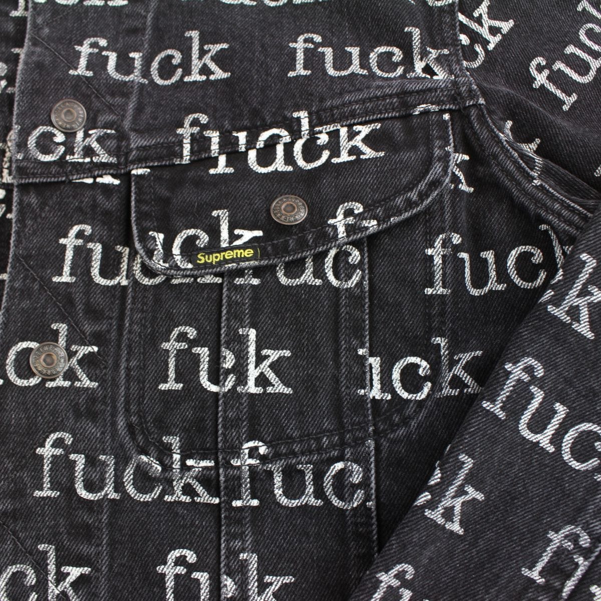 supreme fuck denim jacket 2013 - SaruGeneral