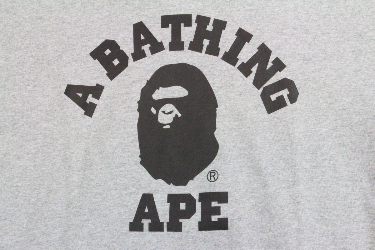 Bape Blue Camo Baby Milo Logo Tee White - SaruGeneral