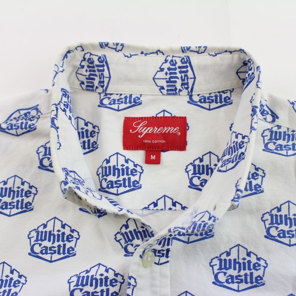 supreme white castle shirt white 2015 - SaruGeneral