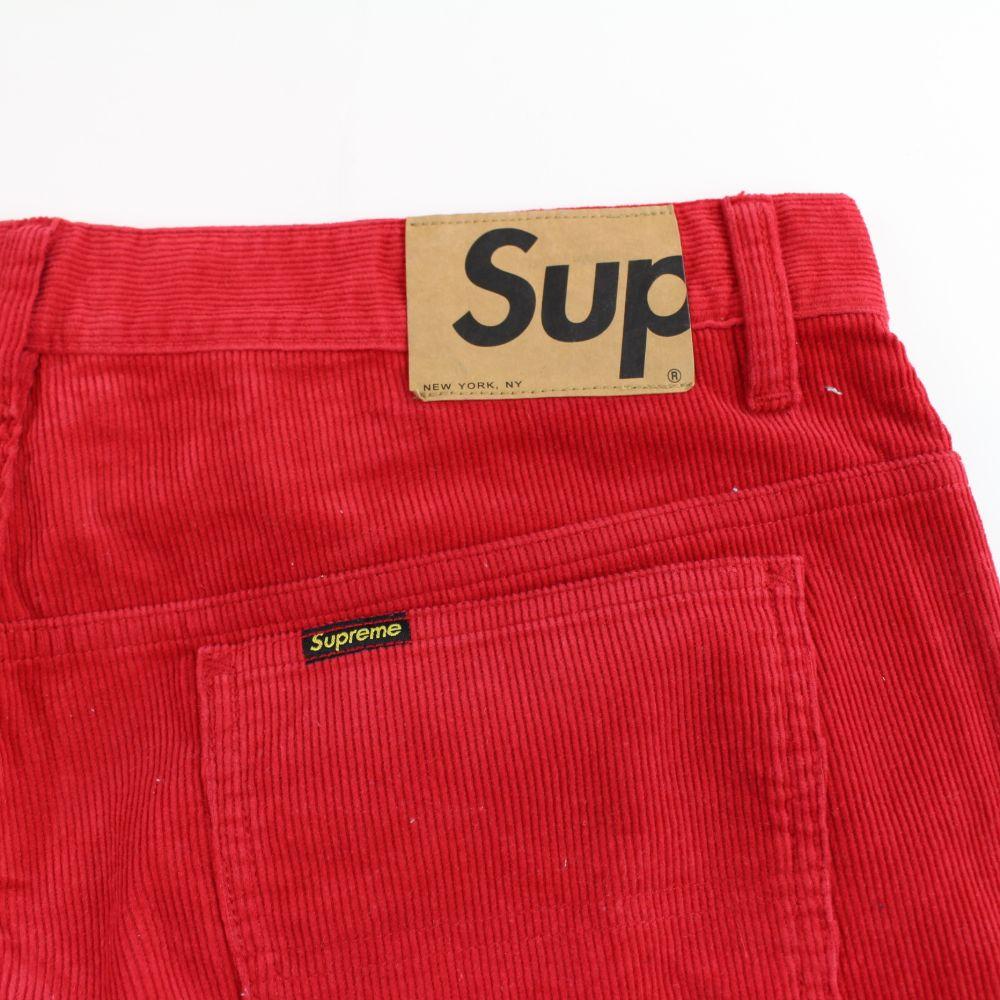supreme red corduroy pants early 00's - SaruGeneral