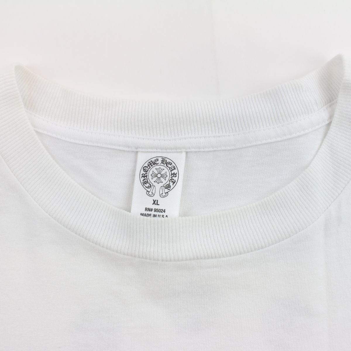 chrome hearts crest logo ls white - SaruGeneral
