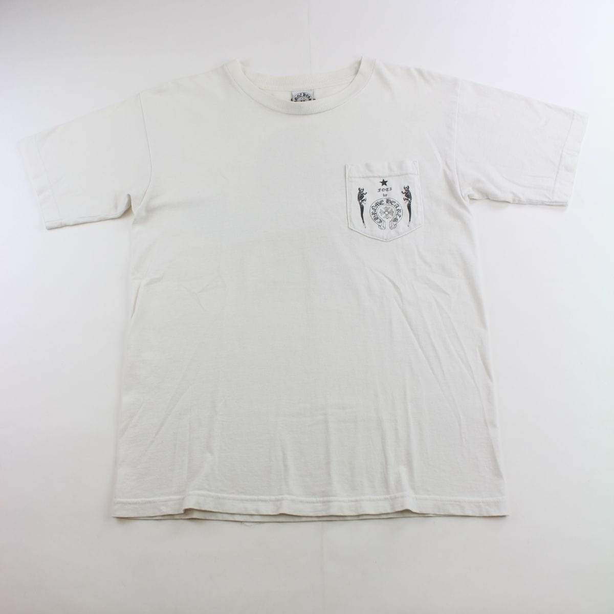 chrome hearts foti skull tee white - SaruGeneral