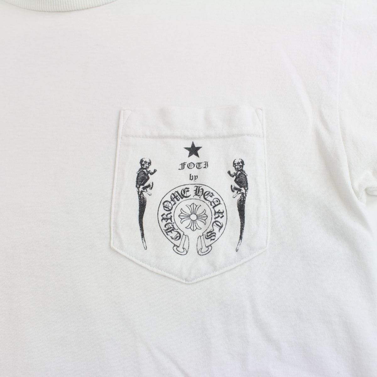 chrome hearts foti skull tee white - SaruGeneral
