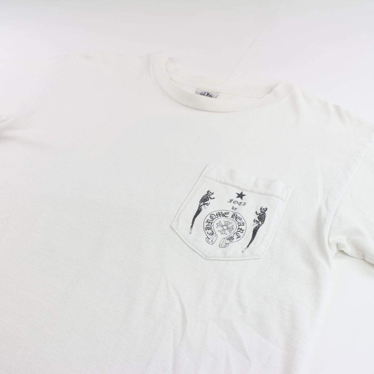 chrome hearts foti skull tee white - SaruGeneral
