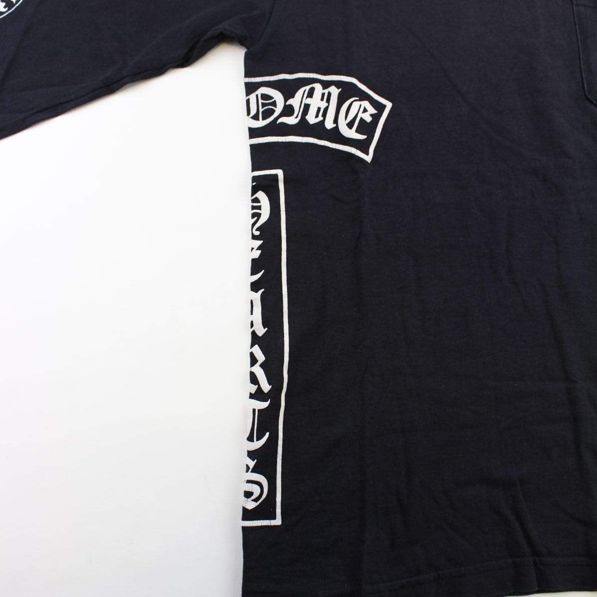 chrome hearts cross arms logo ls black - SaruGeneral