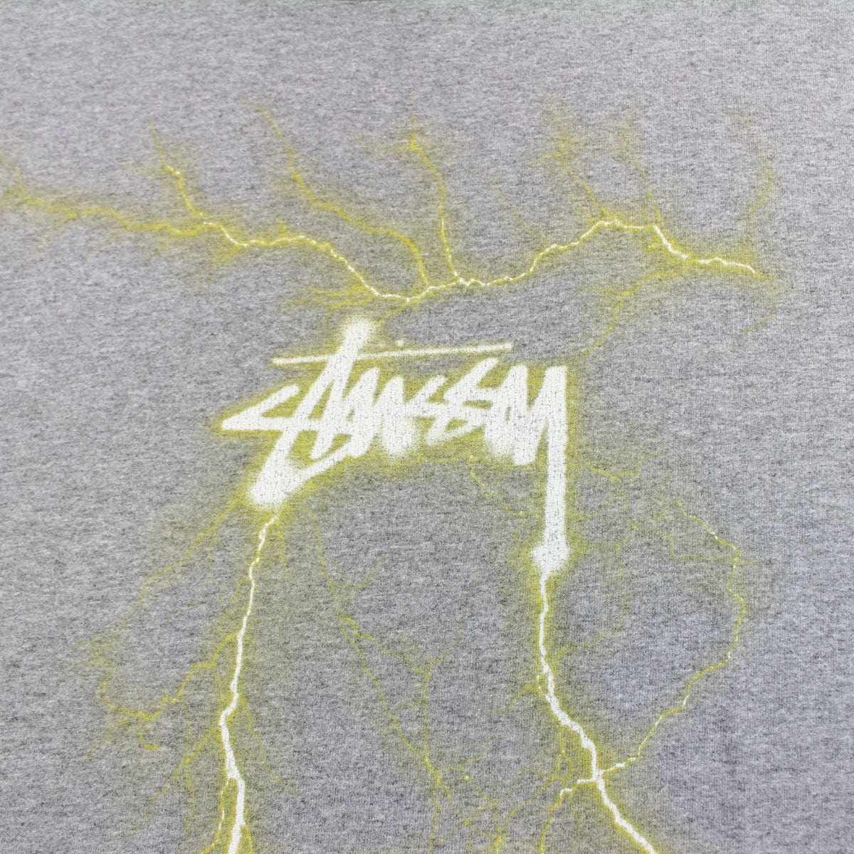 Stussy Lightening Tee Grey - SARUUK