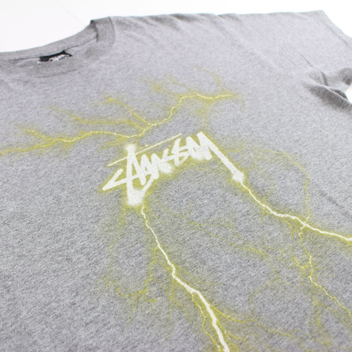 Stussy Lightening Tee Grey - SARUUK