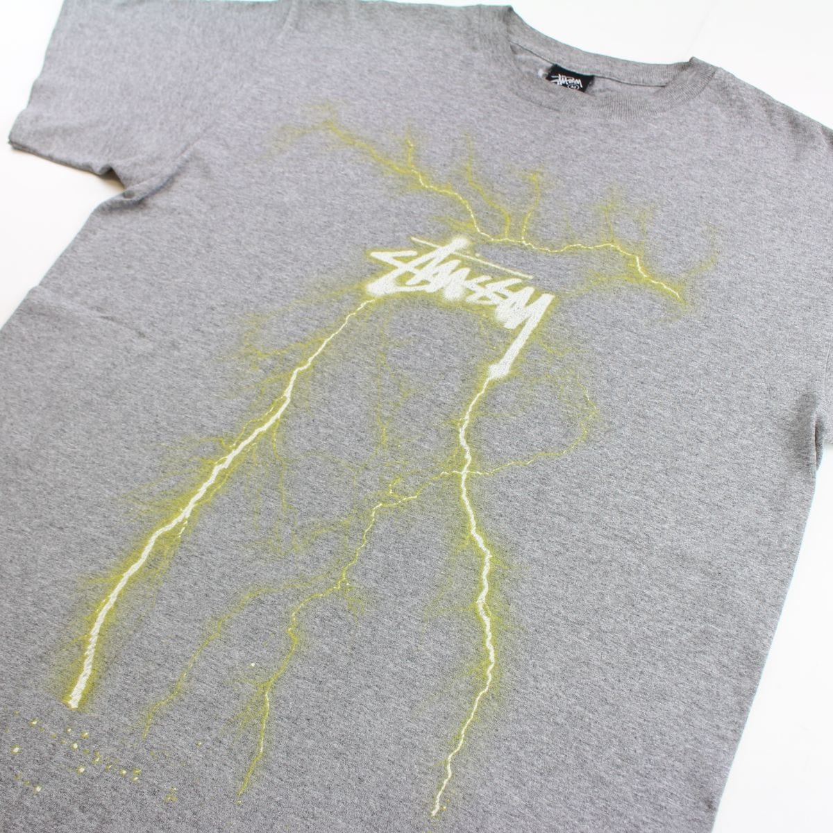 Stussy Lightening Tee Grey - SARUUK