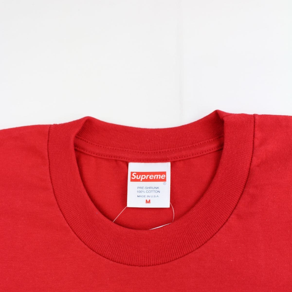 Supreme Swarovski Box Logo Tee Red - SARUUK