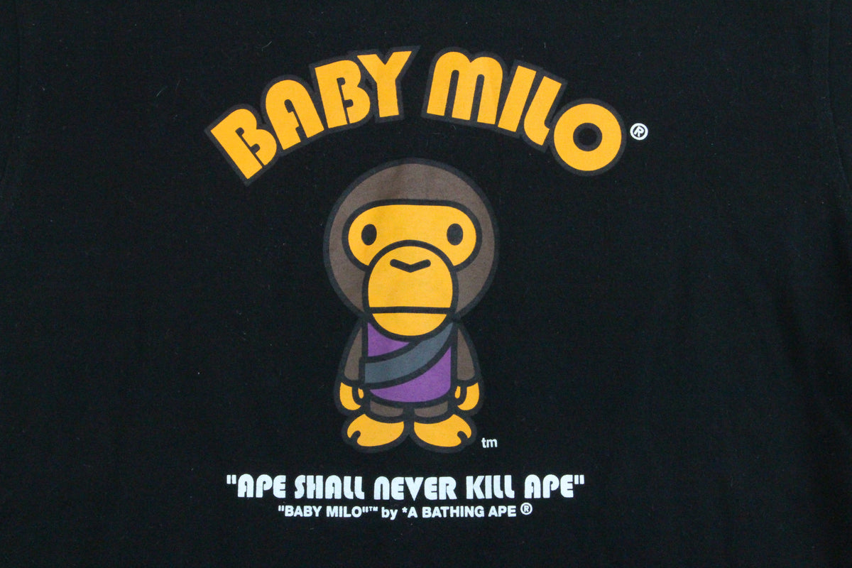 Bape Baby Milo Horses Reversible Tee White - SaruGeneral