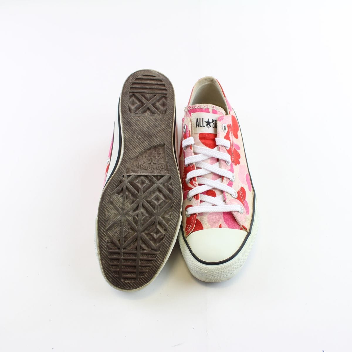 bape x chuck taylor converse pink camo 2002 - SaruGeneral