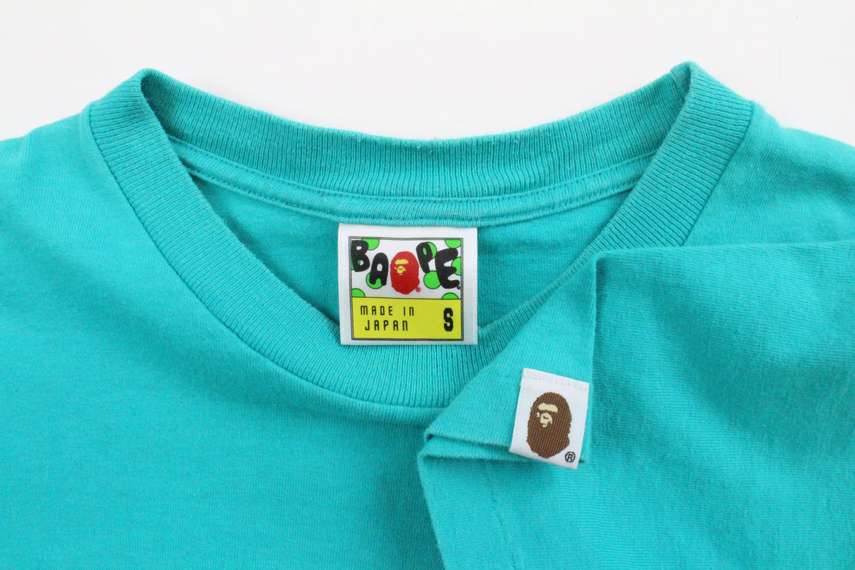 Bape Baby Milo Peeping Tee Teal - SaruGeneral