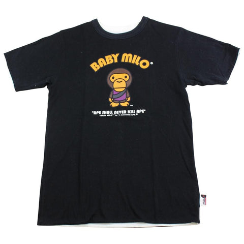 T-shirt réversible Bape Baby Milo Generals noir